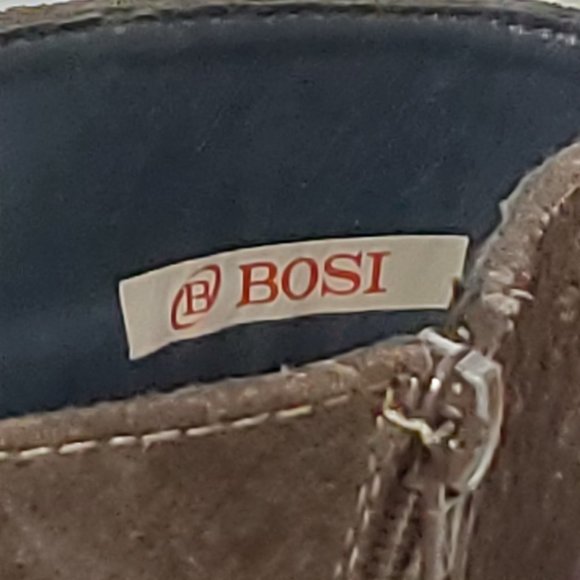 BOSI Brown Leather/Suede Boots US6 EU36 - Picture 7 of 8